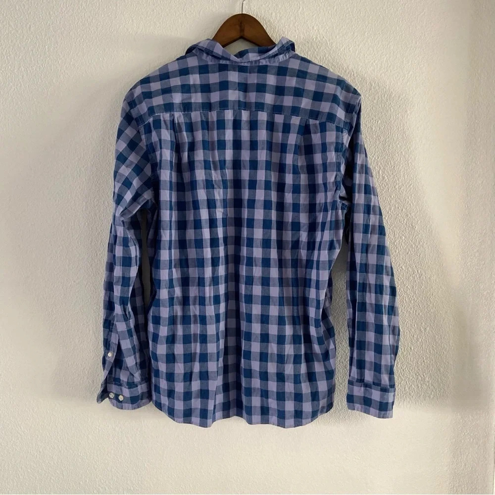 Sonoma Plaid Button Down Shirt Mens Large Classic Long Sleeve Casual Academia - Picture 11 of 12